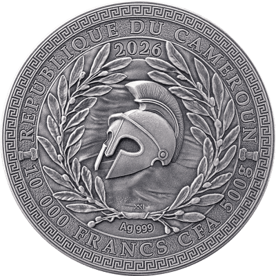 Cameroon - 2026 - 10000 Francs – Titanomachy / The Great Greek Mythology 500gr silver
