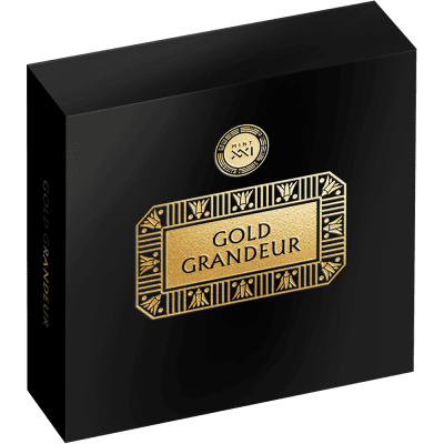 Cameroon - 2026 - 3000 Francs – Throne of Tutankhamun (gold grandeur series) 3oz silver