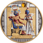 Cameroon - 2026 - 3000 Francs – Throne of Tutankhamun (gold grandeur series) 3oz silver