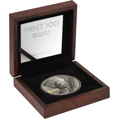 Cameroon - 2026 - 2000 Francs – Nefertiti (kintsugi art series) 2oz silver