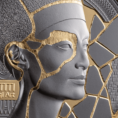 Cameroon - 2026 - 2000 Francs – Nefertiti (kintsugi art series) 2oz silver