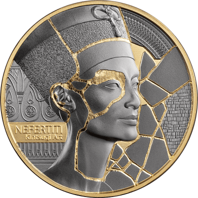 Cameroon - 2026 - 2000 Francs – Nefertiti (kintsugi art series) 2oz silver