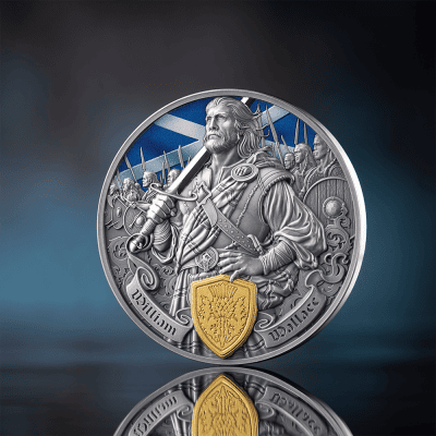Samoa - 2026 - 2 Dollars – William Wallace (legends of battlefield series) 2oz silver