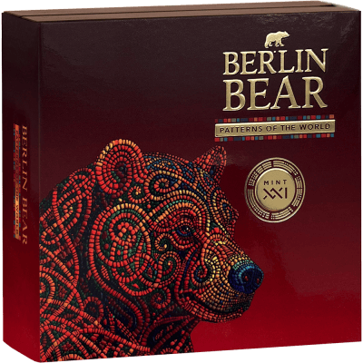 Cameroon - 2026 - 2000 Francs - Berlin Bear (Patterns of the World series) 2oz silver