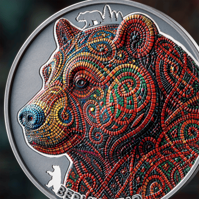 Cameroon - 2026 - 2000 Francs - Berlin Bear (Patterns of the World series) 2oz silver