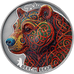 Cameroon - 2026 - 2000 Francs - Berlin Bear (Patterns of the World series) 2oz silver
