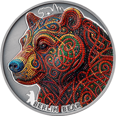 Cameroon - 2026 - 2000 Francs - Berlin Bear (Patterns of the World series) 2oz silver
