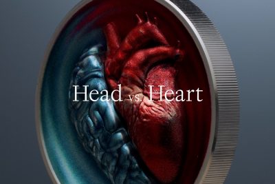 Cook Islands - 2026 - 10 Dollars - Head vs Heart 2oz silver