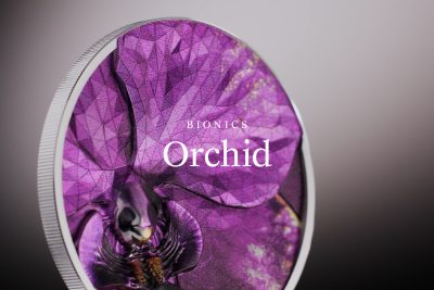 Cook Islands - 2026 - 5 Dollars - Orchid (bionics series) 1oz silver