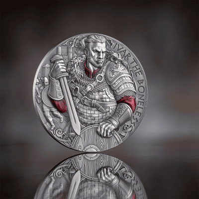 Cameroon - 2026 - 2000 Francs – Ivar the Boneless (way to valhalla series) 2oz silver