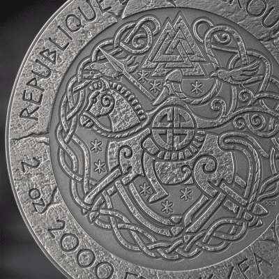 Cameroon - 2026 - 2000 Francs – Ivar the Boneless (way to valhalla series) 2oz silver