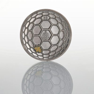 Niue - 2026 - 2 Dollars - Bee 2oz silver (Bionic Genesis series)