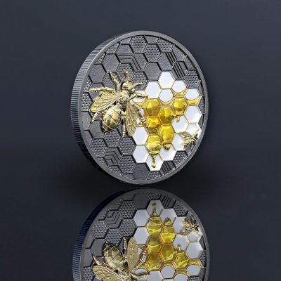 Niue - 2026 - 2 Dollars - Bee 2oz silver (Bionic Genesis series)