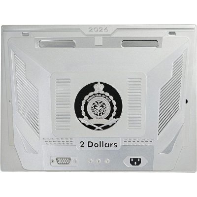 Niue - 2026 - 2 Dollars - MSN Messenger (Back to the Pixel series) 2oz silver - Image 2