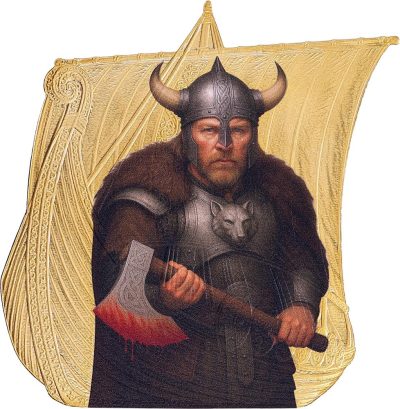 Niue - 2026 - 2 Dollars - Erik Bloodaxe 1oz silver (Sail with the Vikings series)