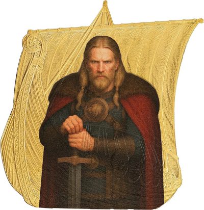 Niue - 2026 - 2 Dollars - Harald Hårfagre 1oz silver (Sail with the Vikings series)