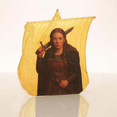 Niue - 2026 - 2 Dollars - Freydís Eiríksdóttir 1oz silver (Sail with the Vikings series)