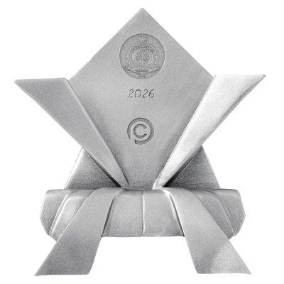 Niue - 2026 - 2 Dollars - Paper Frog (Folded Dreams series) 2oz silver