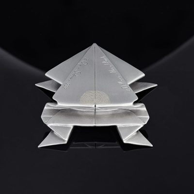 Niue - 2026 - 2 Dollars - Paper Frog (Folded Dreams series) 2oz silver