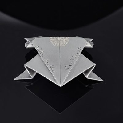 Niue - 2026 - 2 Dollars - Paper Frog (Folded Dreams series) 2oz silver