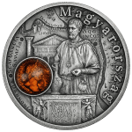 Niue - 2026 - 1 Dollars - Hungary (Amber Route series) 1/2oz silver