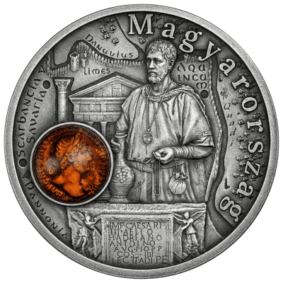 Niue - 2026 - 1 Dollars - Hungary (Amber Route series) 1/2oz silver