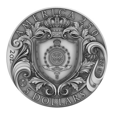 Niue - 2026 - 5 Dollars - America 250th Anniversary 2oz silver