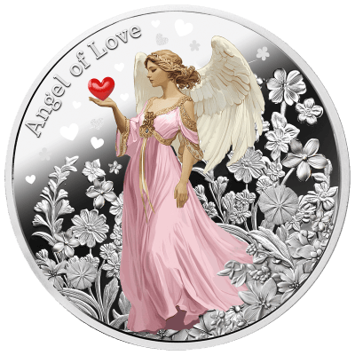Niue - 2026 - 1 Dollars - Angel of Love 2026 edition 1/2oz silver