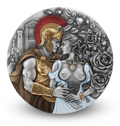 Cameroon - 2026 - 2000 Francs - Ares & Aphrodite (Power of Love Series) 2oz silver