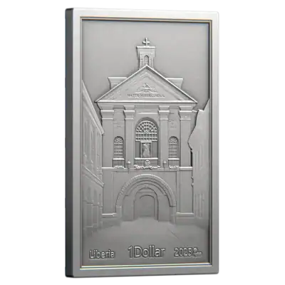 Liberia - 2025 - 1 Dollars - Our Lady of the Gate of Dawn 1oz silver