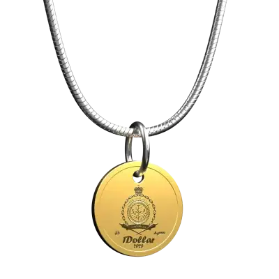 Niue - 2025 - 1 Dollars - Tiny Tooth Coin-Pendant 2gr silver