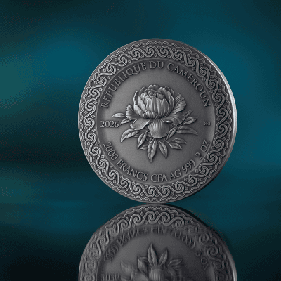 Cameroon - 2026 - 2000 Francs – Pegasus & the Muse (celestial beauty series) 2oz silver