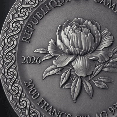 Cameroon - 2026 - 2000 Francs – Pegasus & the Muse (celestial beauty series) 2oz silver