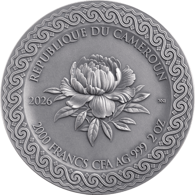 Cameroon - 2026 - 2000 Francs – Pegasus & the Muse (celestial beauty series) 2oz silver