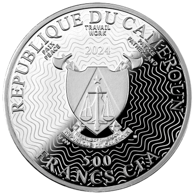 Cameroon - 2024 - 500 Francs - CHRYSIRIDIA RHIPHEUS The Secret Garden Butterflies