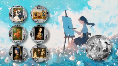 Cameroon - 2025 - 500 Francs - Lady with an Ermine - Leonardo da Vinci (AI•NIME Art series series) 1/2oz silver