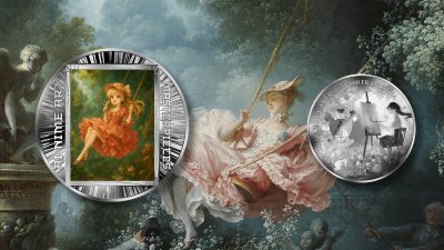 Cameroon - 2025 - 500 Francs - The Swing - Jean-Honoré Fragonard (AI•NIME Art series series) 1/2oz silver