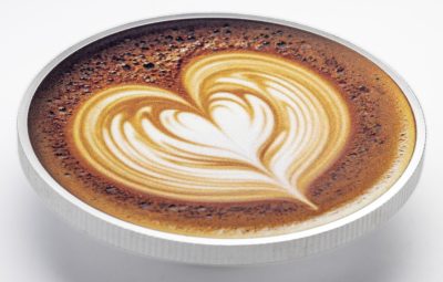 Cameroon - 2026 - 1000 Francs - Cappuccino Heart 1oz silver (Food & Drinks series)