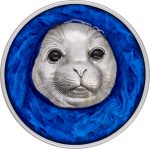 Cameroon - 2026 - 1000 Francs - Seal UHR 1oz silver with enamel (Above the Surface series)