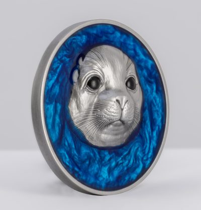 Cameroon - 2026 - 1000 Francs - Seal UHR 1oz silver with enamel (Above the Surface series)