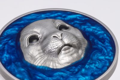 Cameroon - 2026 - 1000 Francs - Seal UHR 1oz silver with enamel (Above the Surface series)