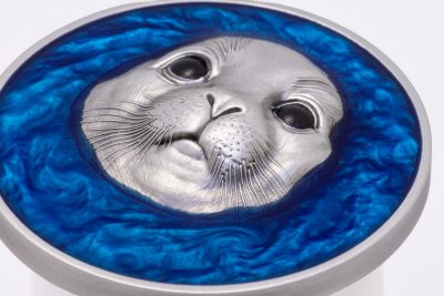 Cameroon - 2026 - 1000 Francs - Seal UHR 1oz silver with enamel (Above the Surface series)