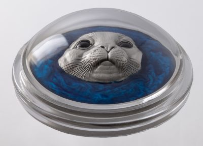 Cameroon - 2026 - 1000 Francs - Seal UHR 1oz silver with enamel (Above the Surface series)