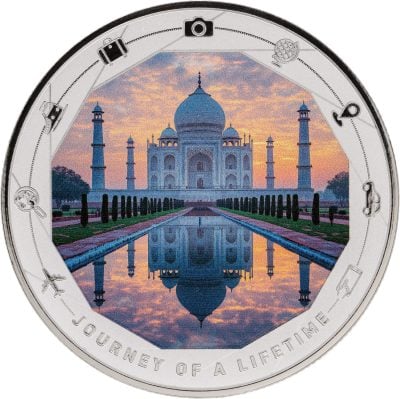 Cameroon - 2026 - 1000 Francs - Taj Mahal (Journey of a Lifetime series) 1oz silver