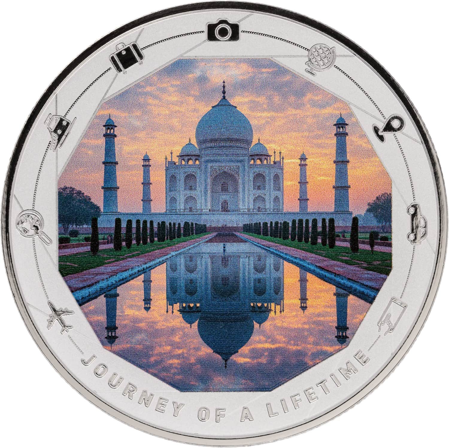 Cameroon - 2026 - 1000 Francs - Taj Mahal (Journey of a Lifetime series) 1oz silver