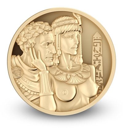 Liberia - 2026 - 100 Dollars - Caesar & Cleopatra (Power of Love series) 1/10oz gold
