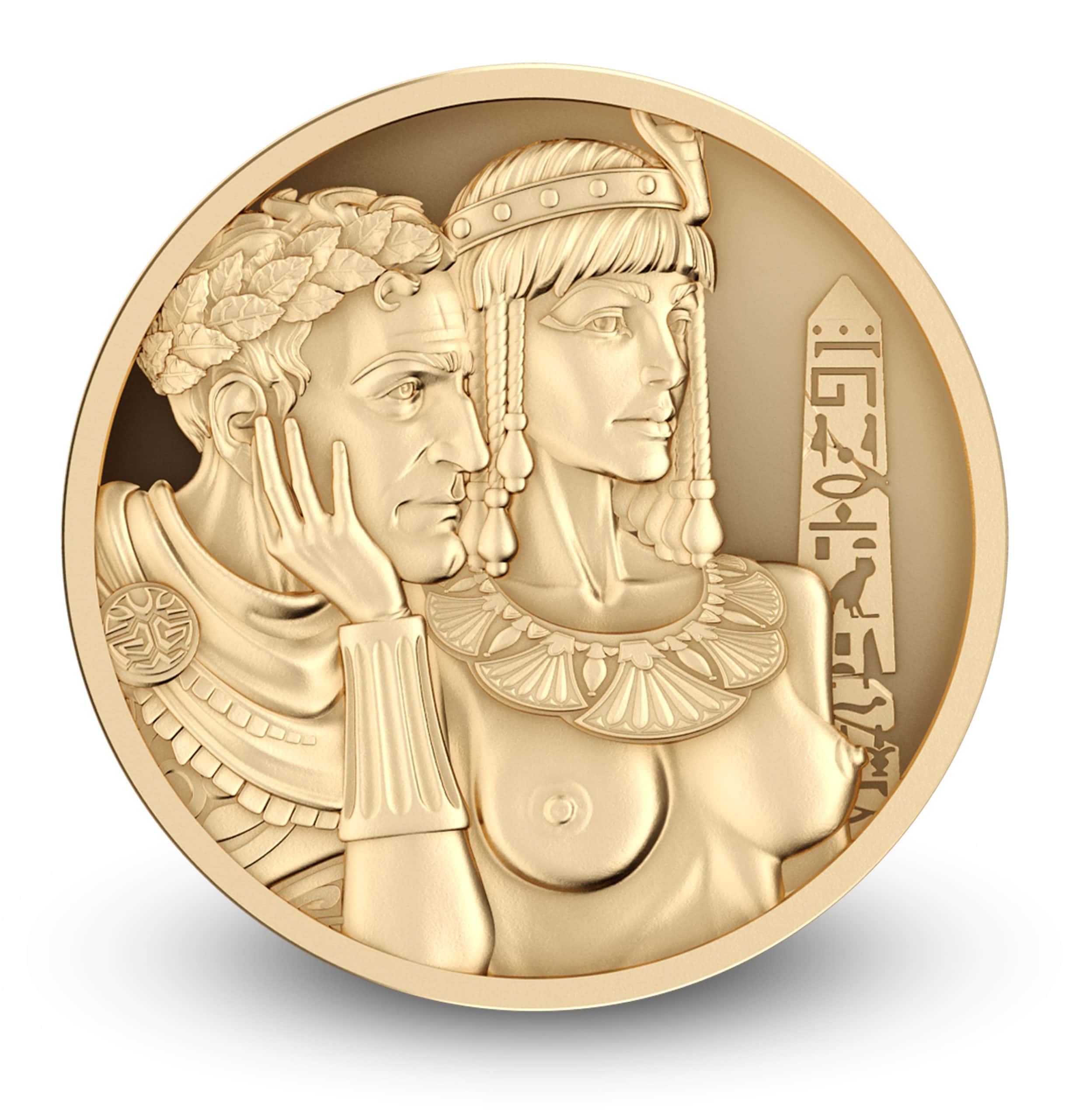 Liberia - 2026 - 100 Dollars - Caesar & Cleopatra (Power of Love series) 1/10oz gold