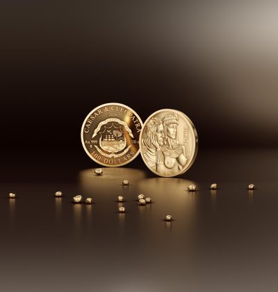 Liberia - 2026 - 100 Dollars - Caesar & Cleopatra (Power of Love series) 1/10oz gold