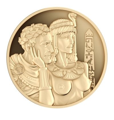 Liberia - 2026 - 200 Dollars - Caesar & Cleopatra (Power of Love series) 1/4oz gold