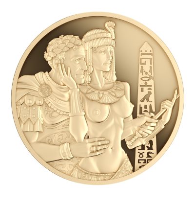 Liberia - 2026 - 500 Dollars - Caesar & Cleopatra (Power of Love series) 1 oz gold